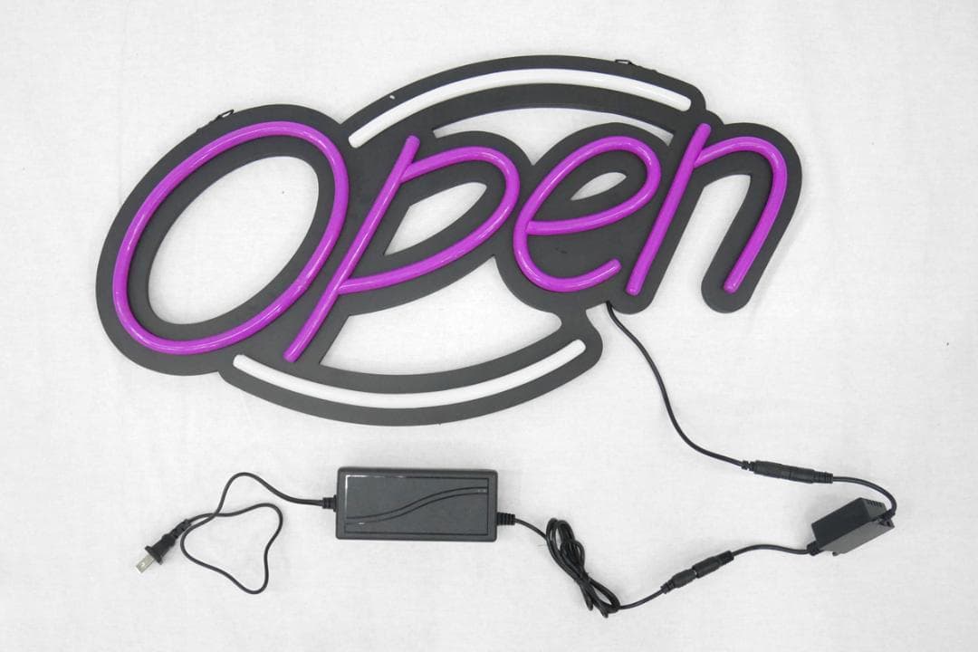 ネオン風 LED看板 Open オープン ネオンサイン リモコン操作 NK-25