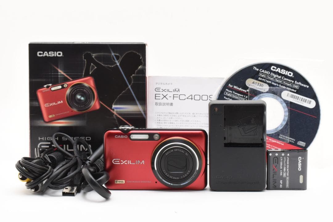 【極美品】CASIO EXILIM EX-FC160S レッド　動作OK