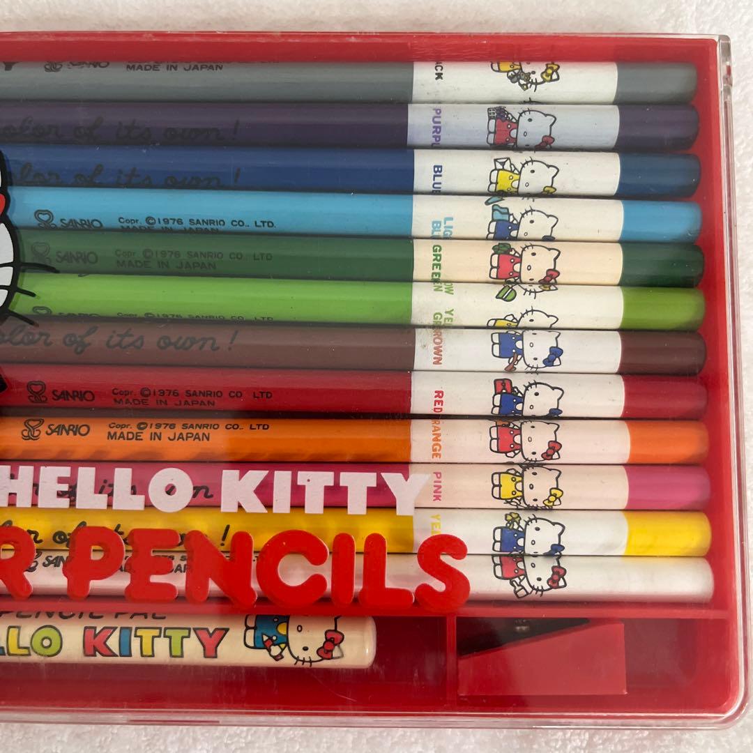 希少　1976年製　キティ　色鉛筆　未使用