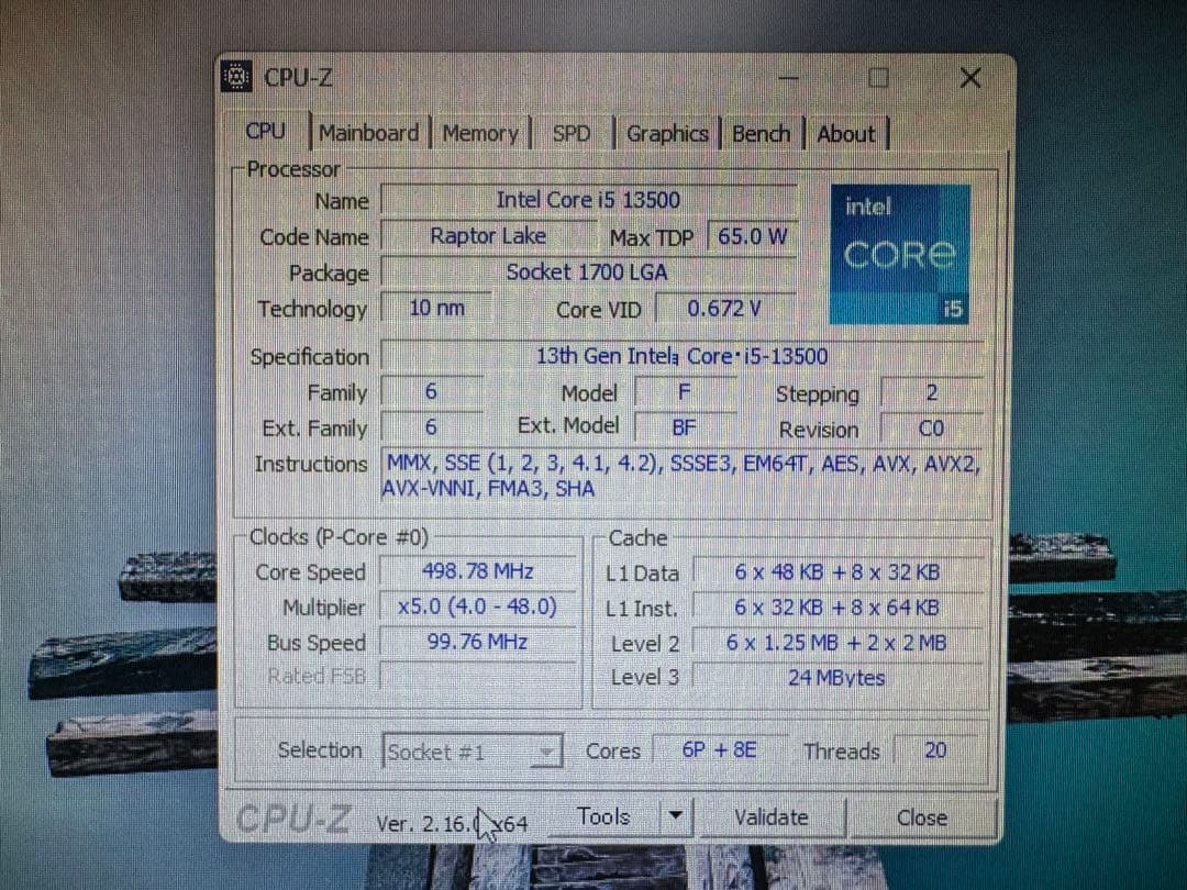 マザーボード AsRock B760M PRO RS/D4 Core i5 13500