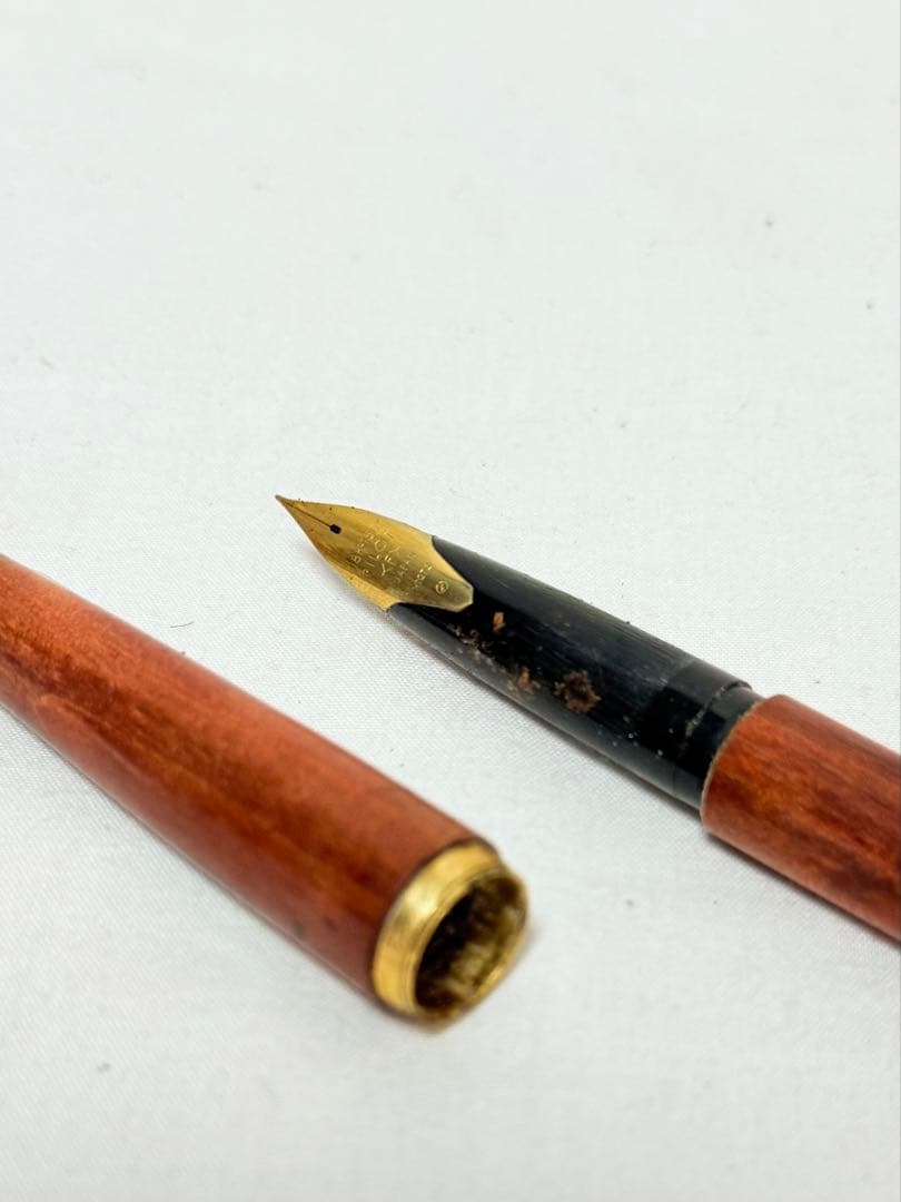 パイロット/PILOT CUSTOMウッド 木製 万年筆 ペン先 18K-750