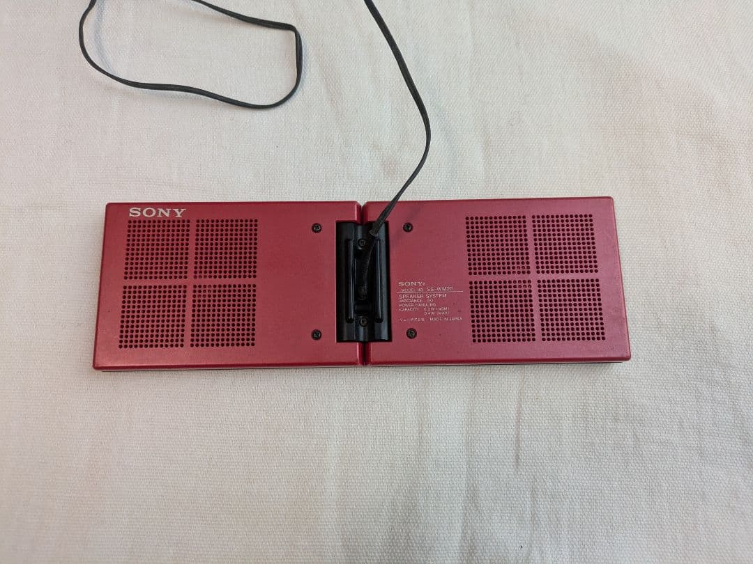 SONY SS-WM20 WALKMAN SQAIR 赤 スピーカー 可動品