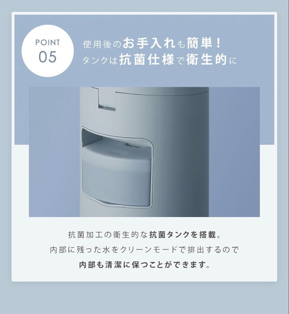 箱あり　SALONIA フェイススチーマー グレー
