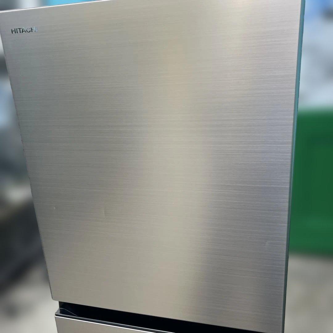 ⭐︎美品お買得品/HITACHI/日立/ステンレス/2023年製/中型冷蔵庫