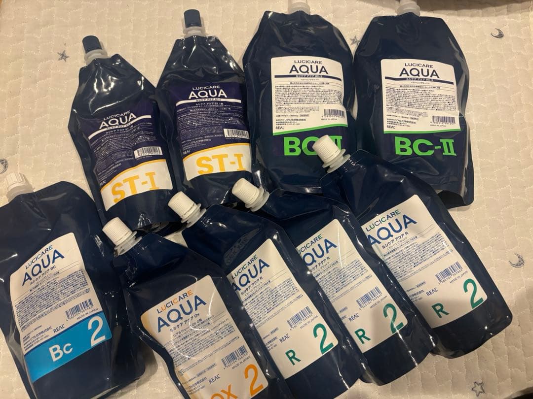 LUCI CARE AQUA カラーリング剤 9個セット
