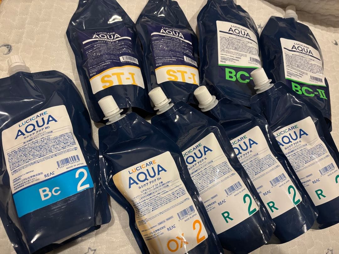 LUCI CARE AQUA カラーリング剤 9個セット