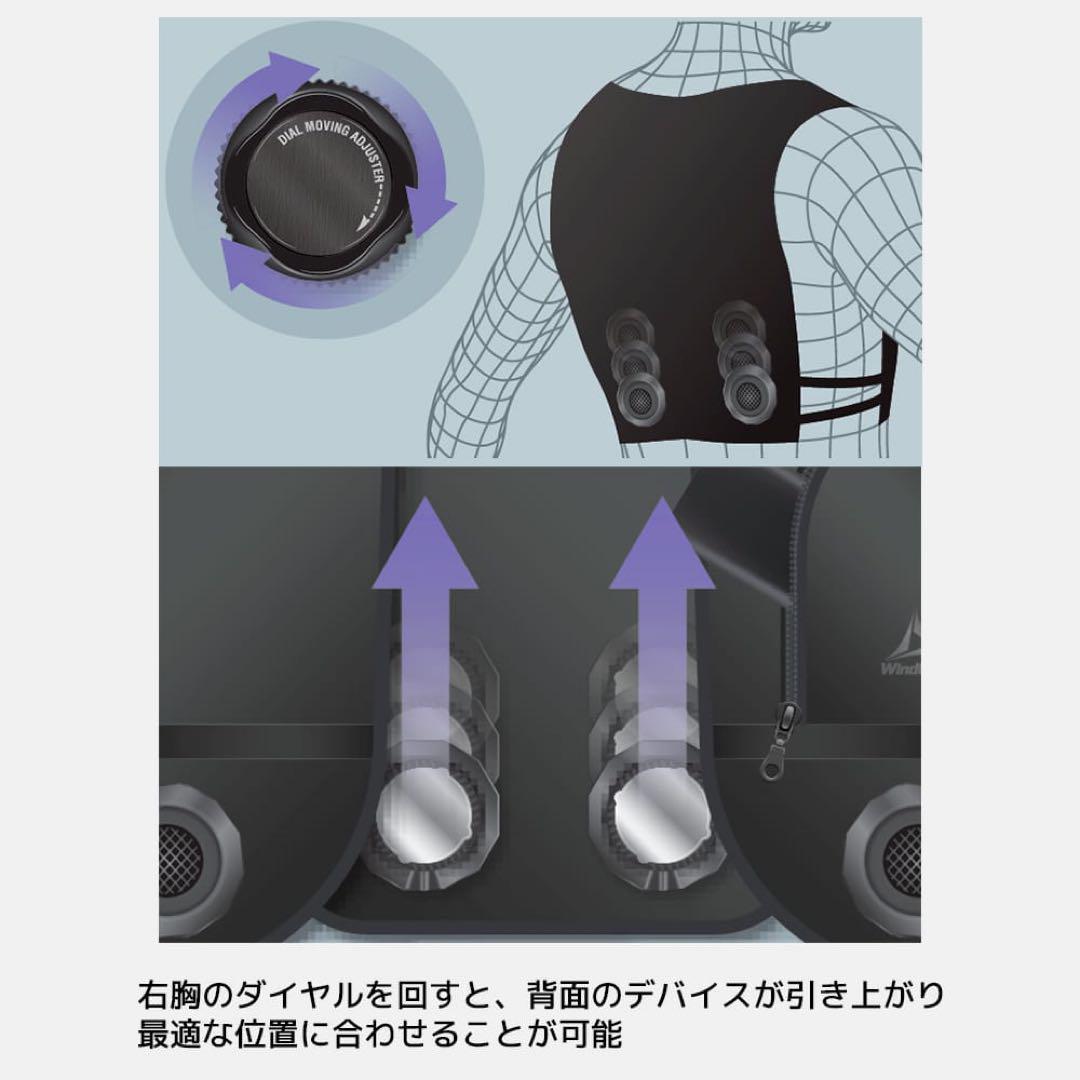 ワークマン　ウィンドコアアイス×ヒーターペルチェベストPRO2　847