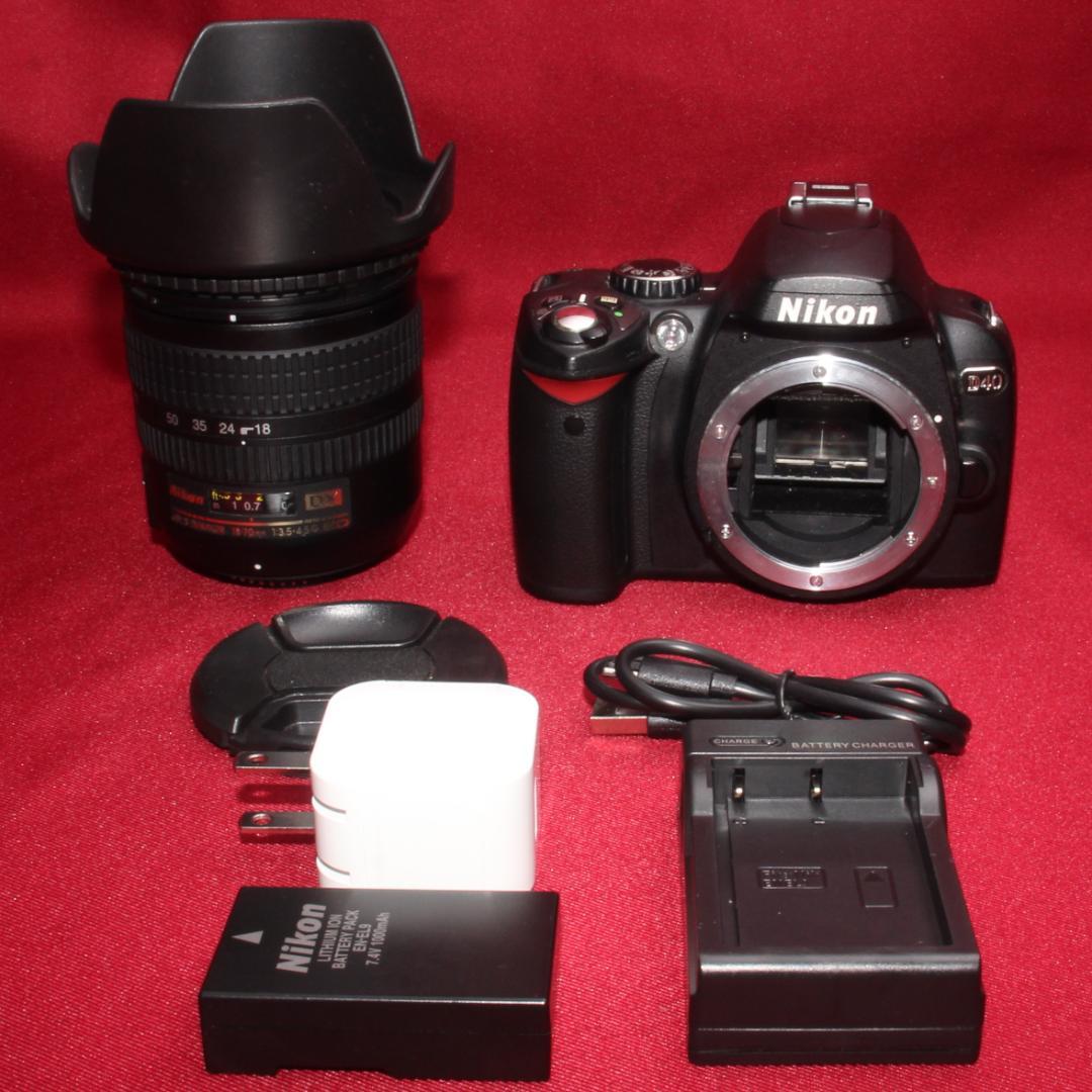 ✨スマホ転送セット付き✨❤️簡単操作で初心者様オススメ❤️Nikon D40❤️
