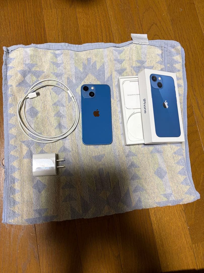 Apple iPhone 13 miniブルー　128GB 本体　85%