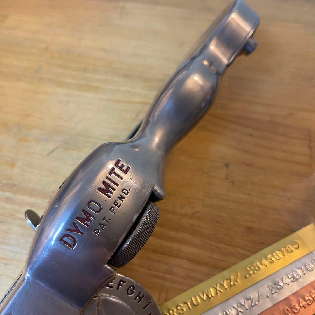 ■製品保証■【美品・機関良好】ダイモ DYMO M-2 アルミ無垢 173-7