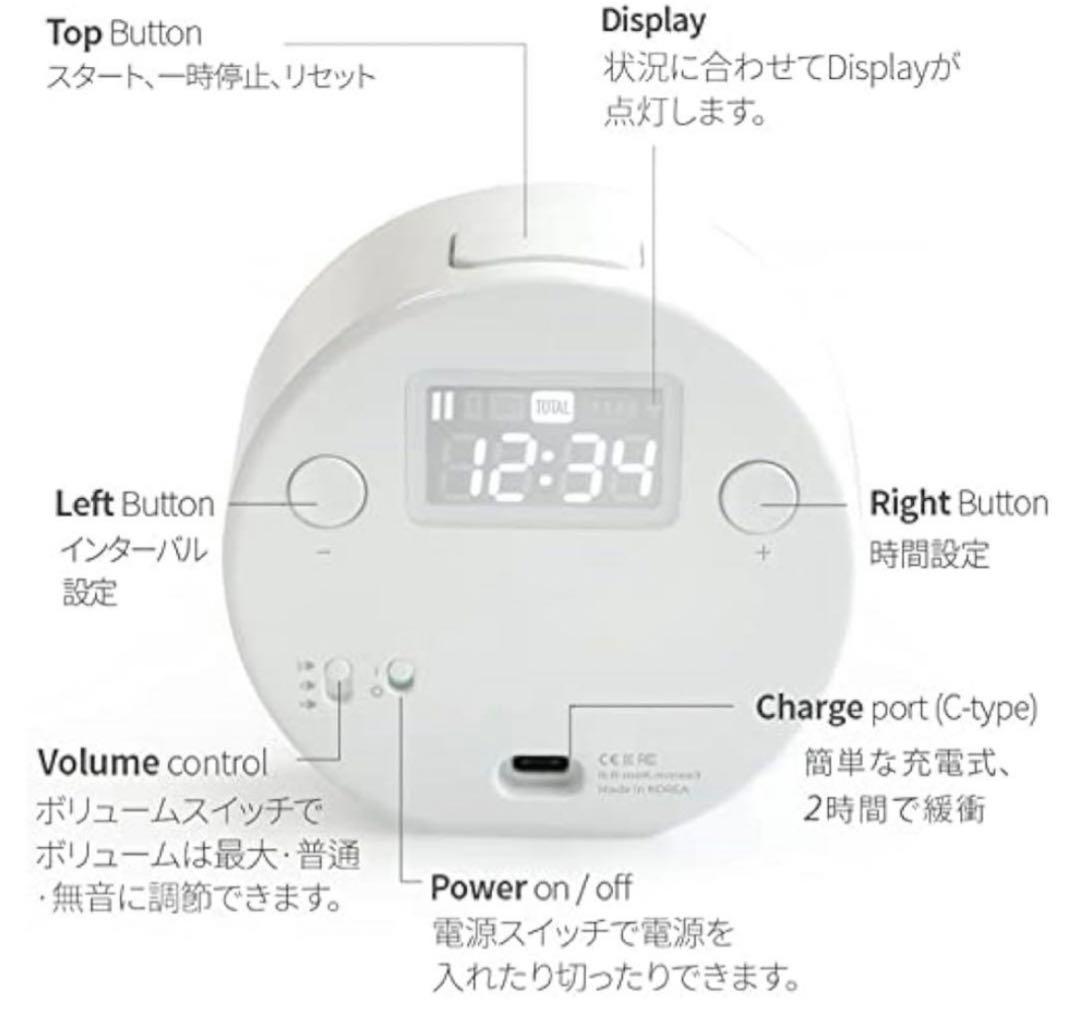 minee 3 タイマー　水色