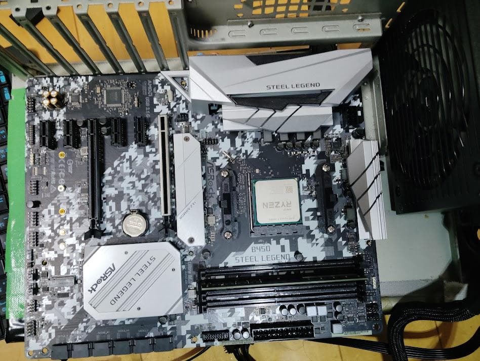 B450Steellegend＋Ryzen5 2400G