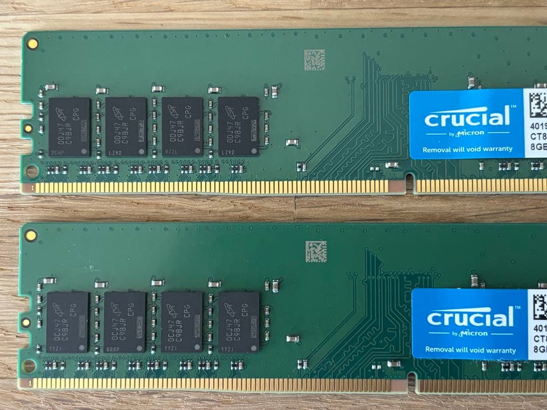 Crucial デスクトップ用メモリ DDR4-2400 8GB x2枚