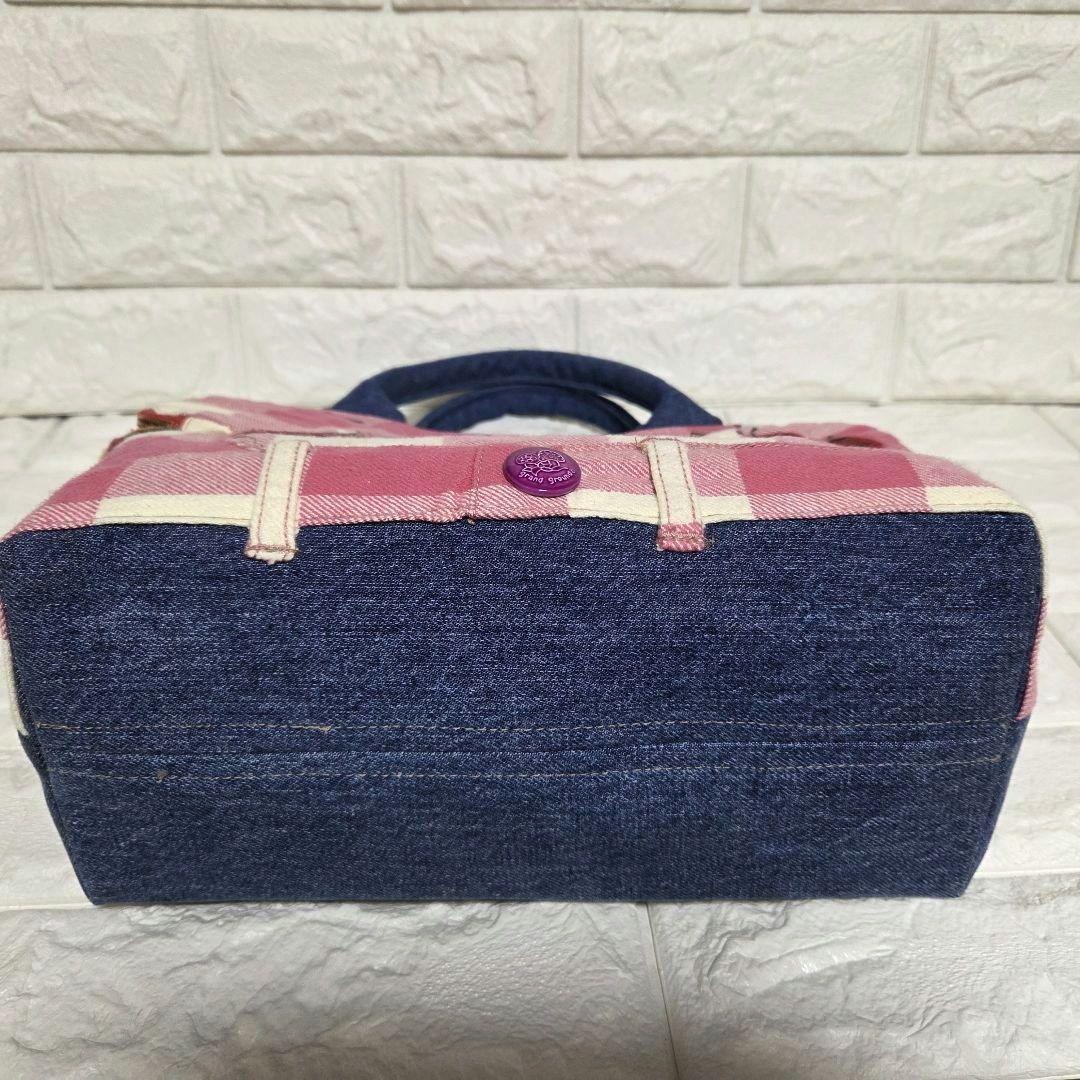 921 デニム＊リメイク＊パンダ＊バッグ＊トートバッグ