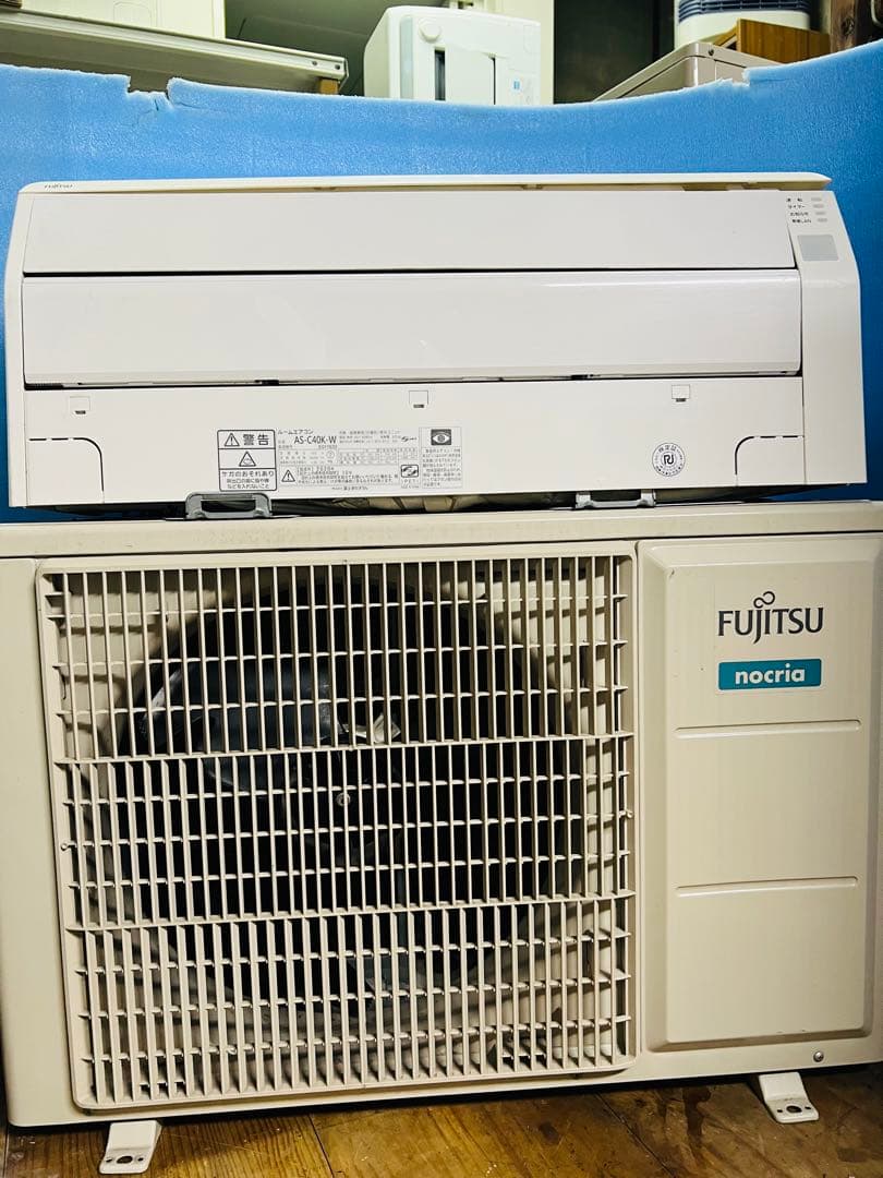 富士通エアコン AS-R40J-W 14畳用 2019年製大阪府工事対応可能