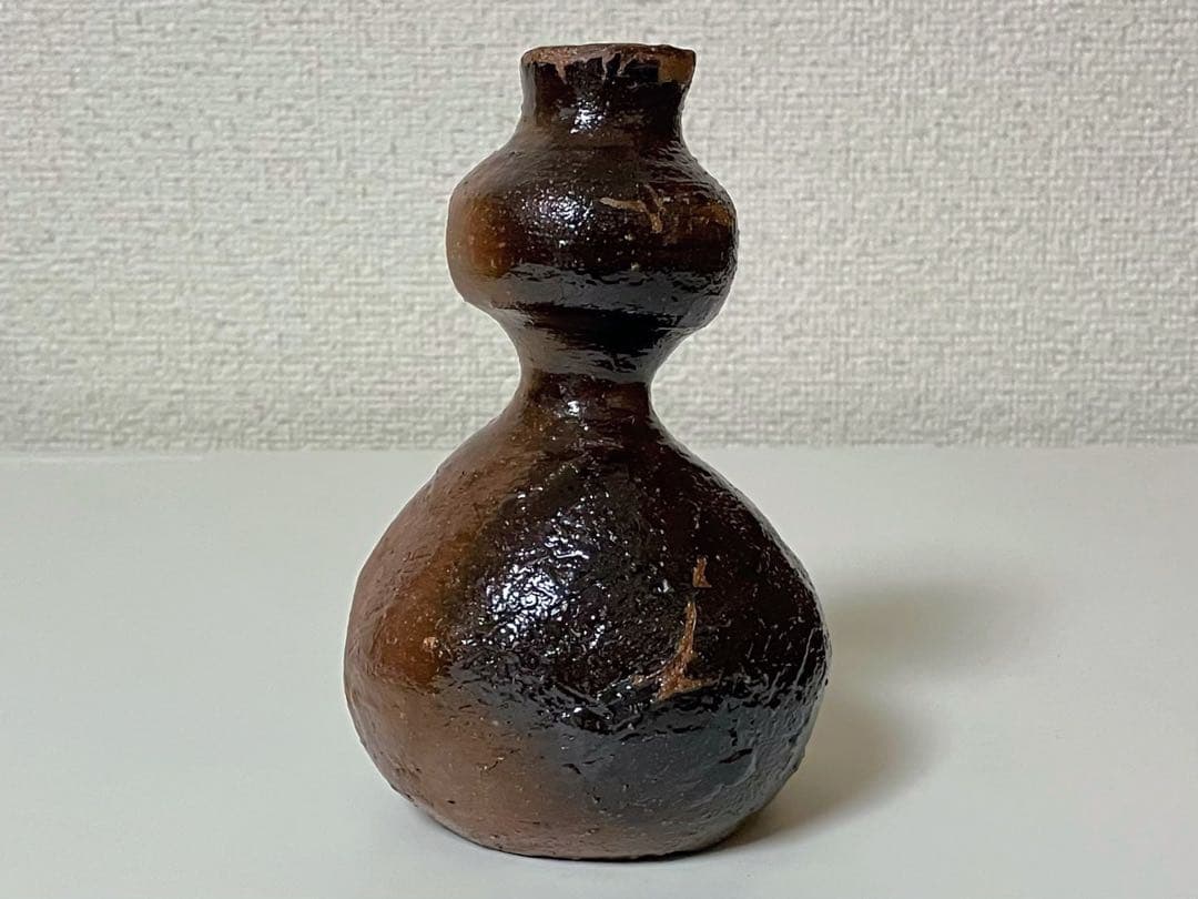小山末廣 緋襷ぐい呑 細川敬弘 瓢徳利 備前焼 酒器揃 未使用品