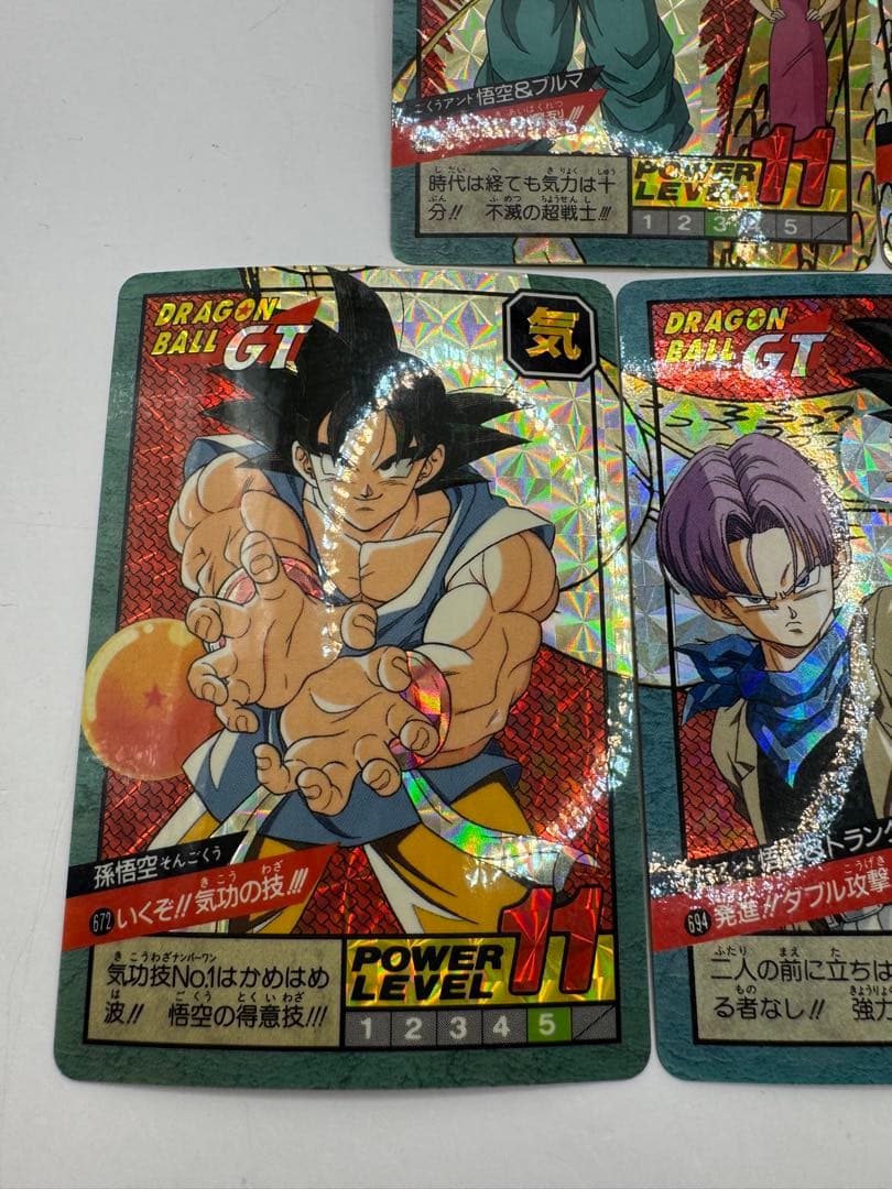 ドラゴンボール　スーパーバトル　カードダス　Wプリズム　7枚セット