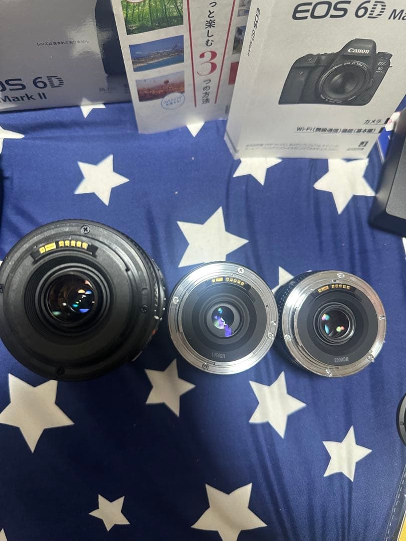 Canon EOS 6D Mark II 標準&望遠&単焦点トリプルレンズセット