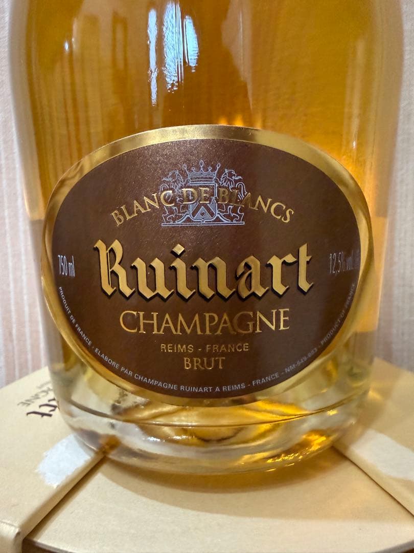 未開栓箱付き♪ルイナールブラン・ド・ブランシャンパン果実酒 750ml12.5%