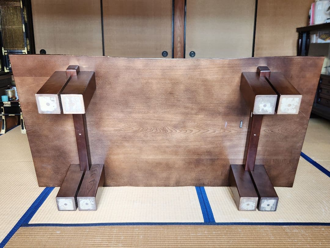 【値下げ再出品】Karimoku　カリモク　90年代　5尺　栓座卓　ローテーブル