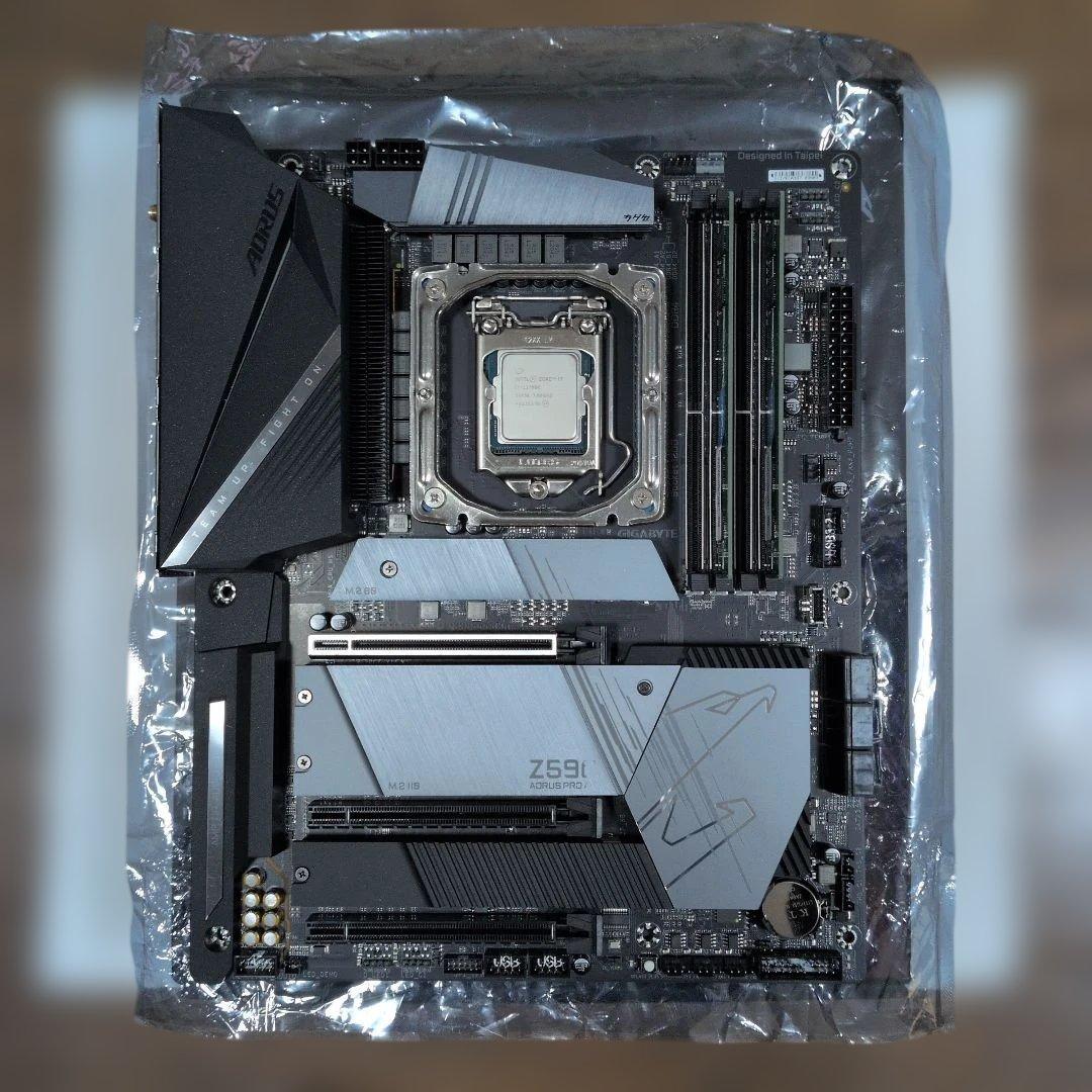 Z590 AORUS PRO AX＋i7-11700K＋DDR4メモリ16GB