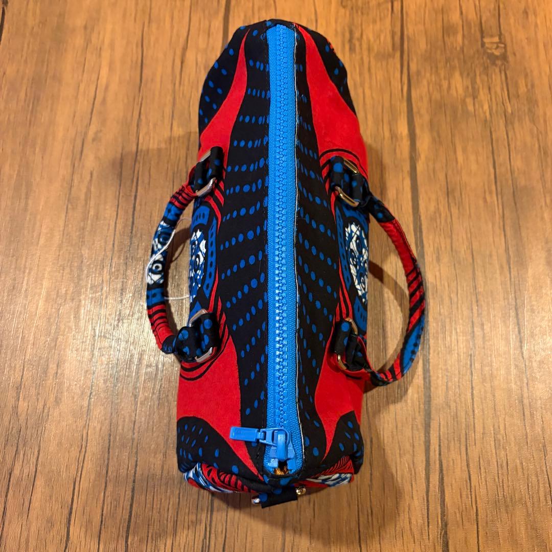 アフリカンファブリック　ハンドメイド　ミニボストンバッグ