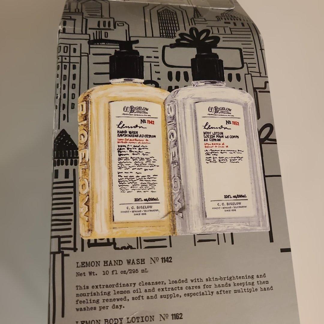 C.O. Bigelow レモンハンドウォッシュ＆ボディローションセット