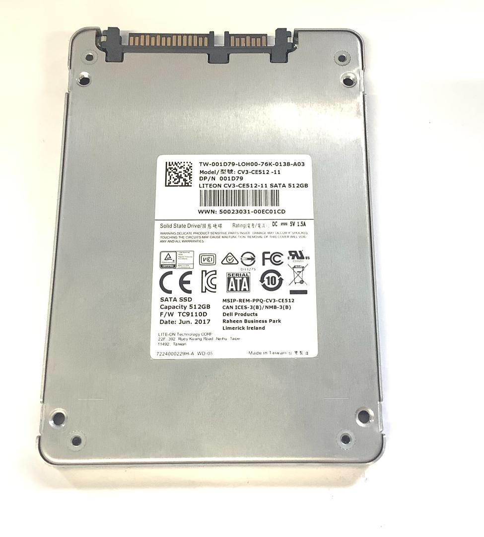 ②-WA594-LITE-ON SATA 512GB 2.5 SSD 1点