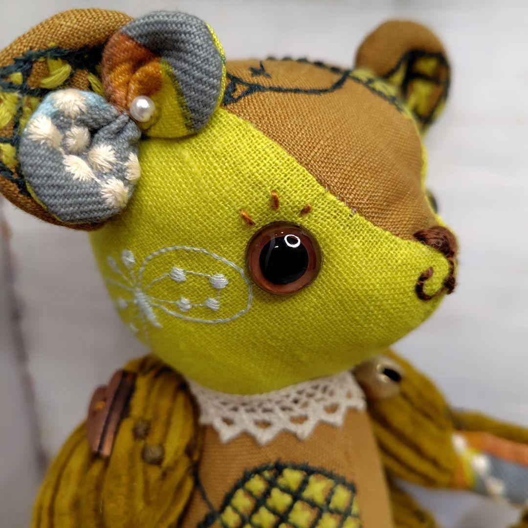 ミナペルホネン＊ハンドメイド＊ぬいぐるみ＊テディベア＊58
