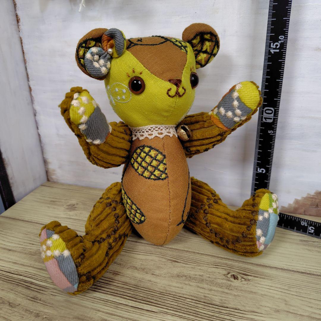 ミナペルホネン＊ハンドメイド＊ぬいぐるみ＊テディベア＊58