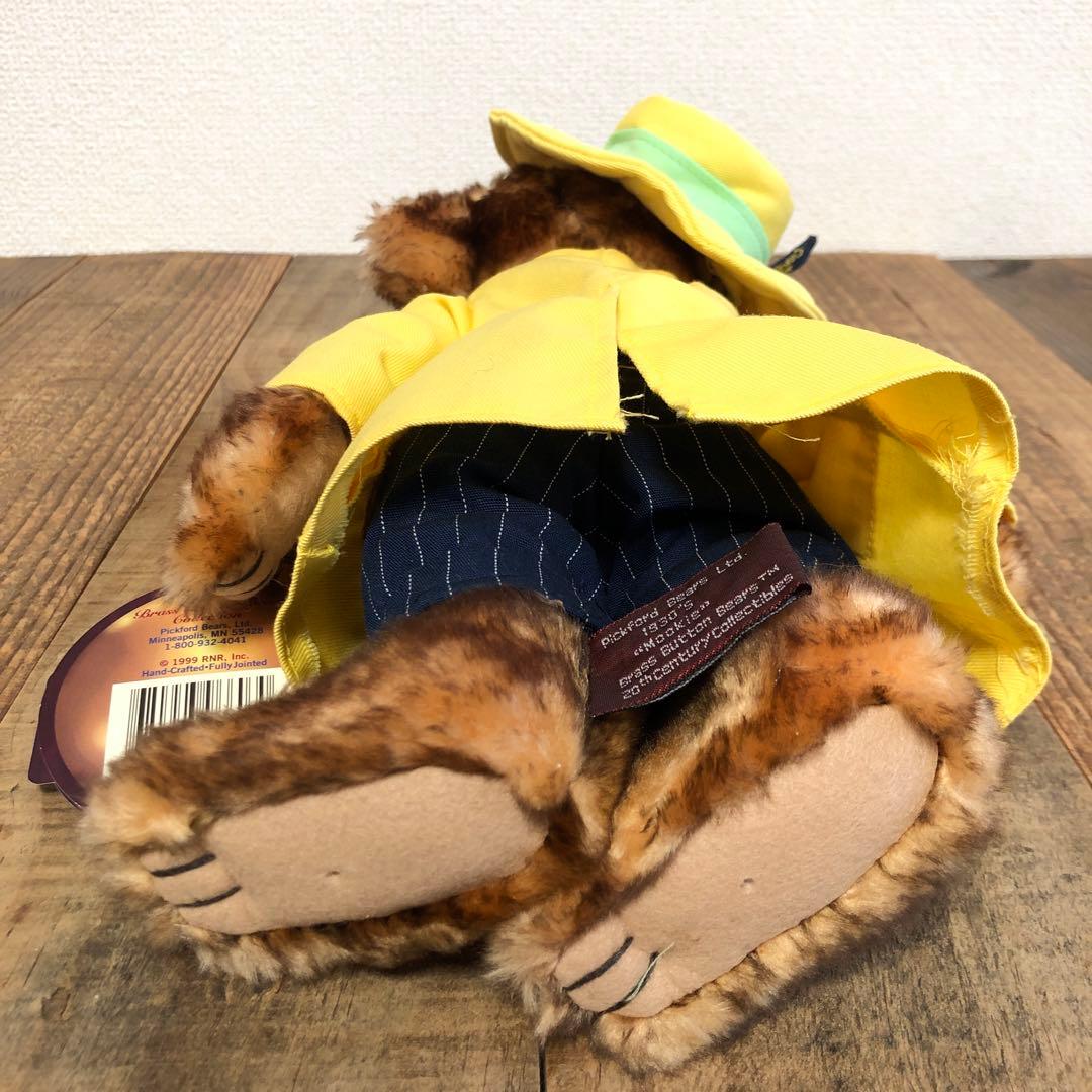 【1930's Mookie 】ぬいぐるみBrass Button Bears