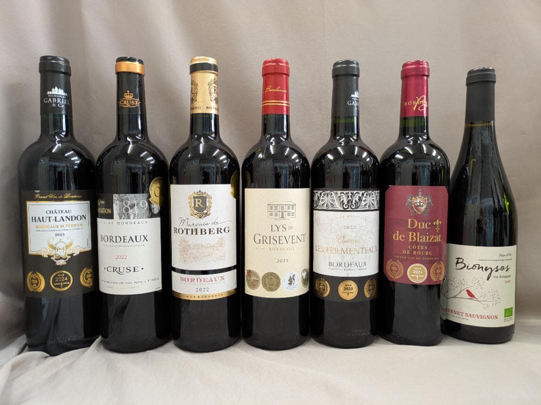 フランス金賞受賞　　赤白セレクション　12本セット　750ml