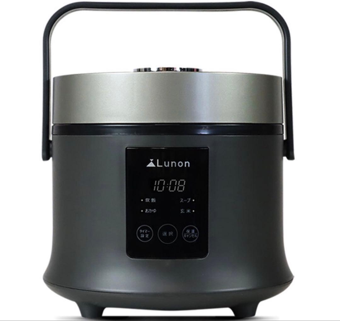 「新品無使用」オシャレ★多機能 3合炊きミニ炊飯器