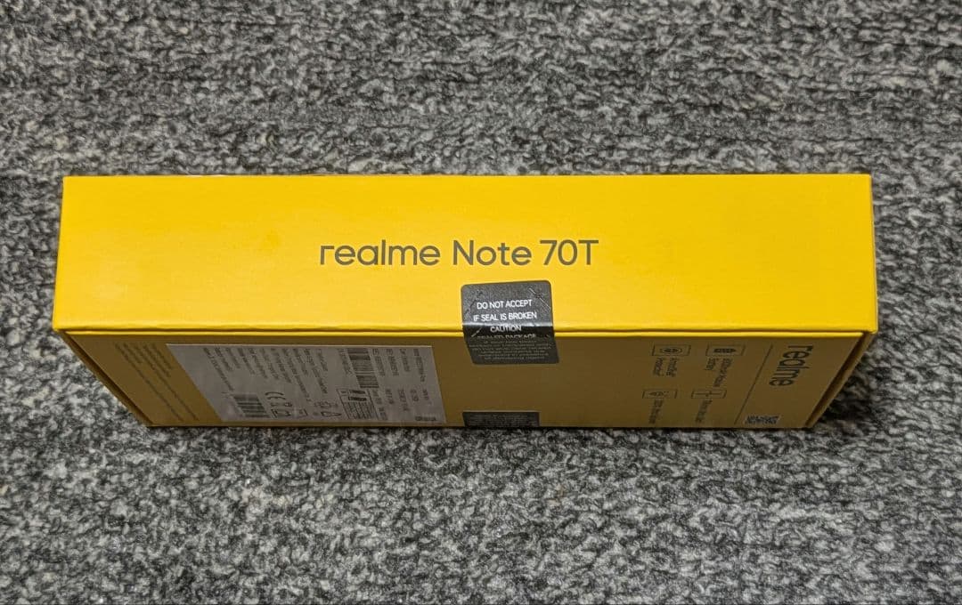 realme Note 70T 本体4GB　256GBオブシディアンブラック新品