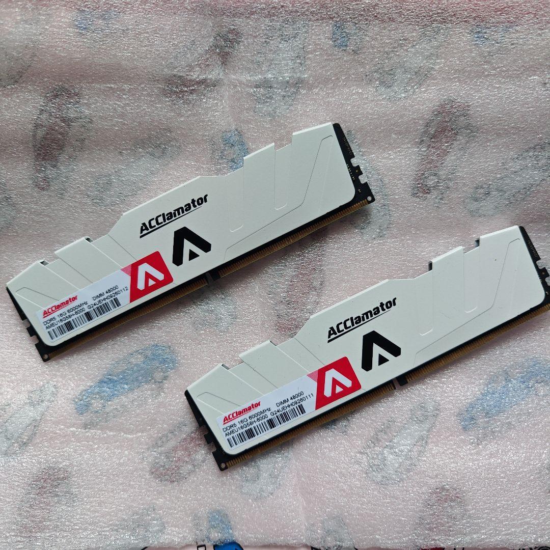 DDR5 16GB ×2 32GB 6000MHz メモリ2枚