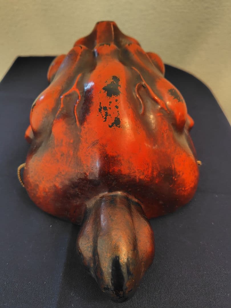 模国宝金剛面 乾漆面　約30cm