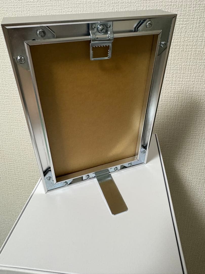 PSA鑑定用ケース　ディスプレイケース　アルミ製　両面透明　壁掛け・卓上 横6連