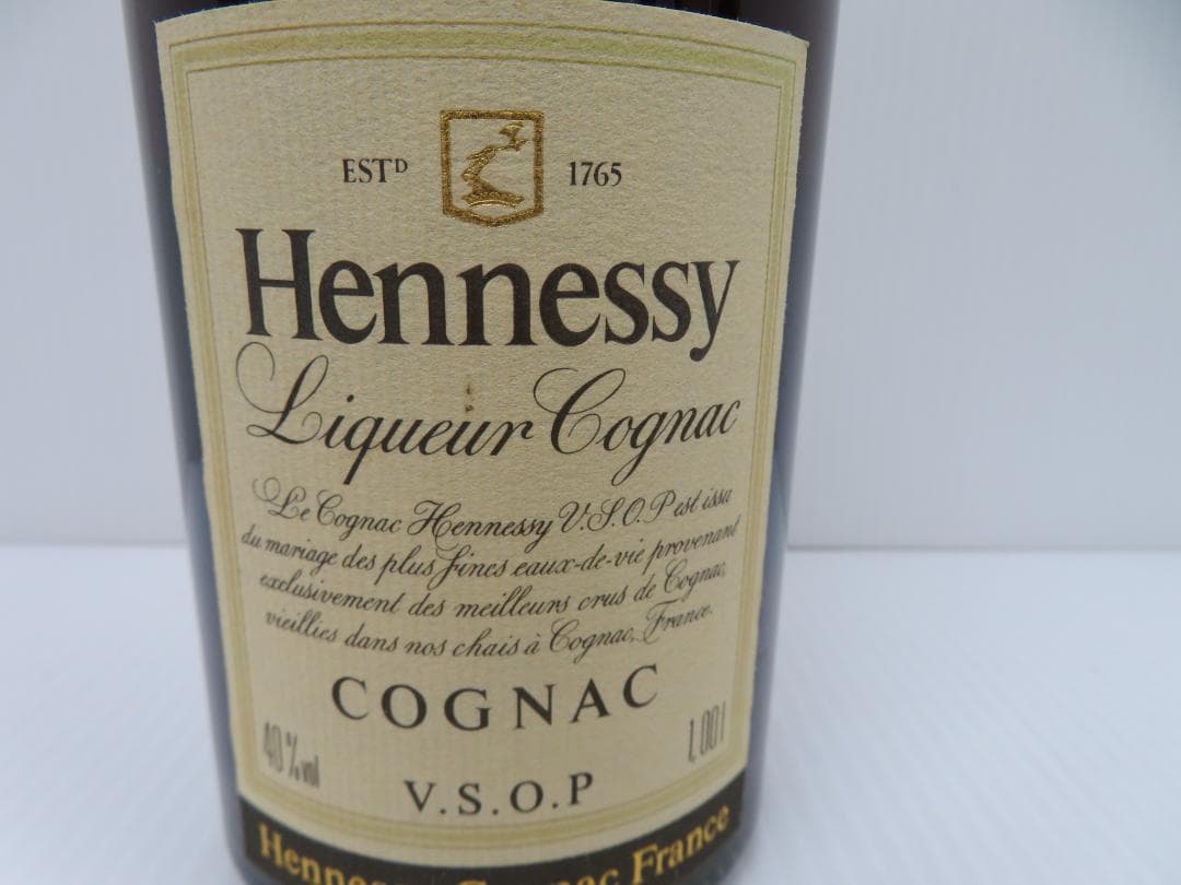 Hennessy　ヘネシー　VSOP　1L　スリム　グリーン　未開栓　　　138