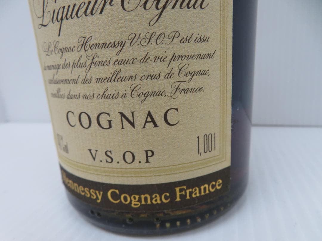Hennessy　ヘネシー　VSOP　1L　スリム　グリーン　未開栓　　　138