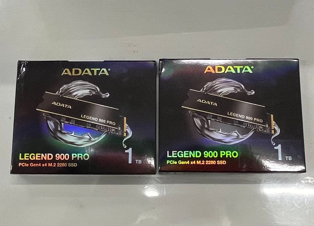 ADATA LEGEND 900 PRO Gen4×4 1TB SSD ×2個