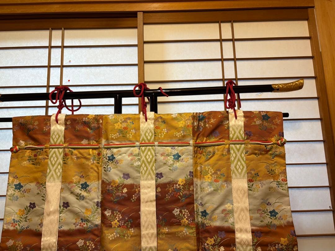 几帳　秋　草　文　様 新古品（保存用）　お仕立て上り品です。