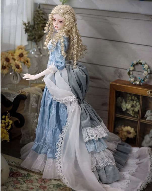 AX130 BJD 1/4 ドール本体 Amina 球体関節人形 ハンドメイド
