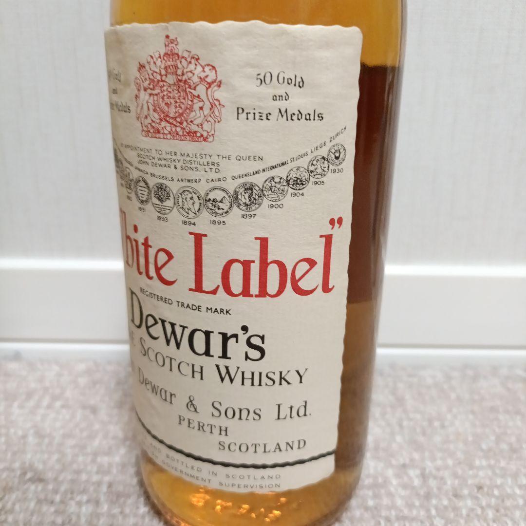 【未開栓】Dewar's White Label 赤紋章 特級 デュワーズ