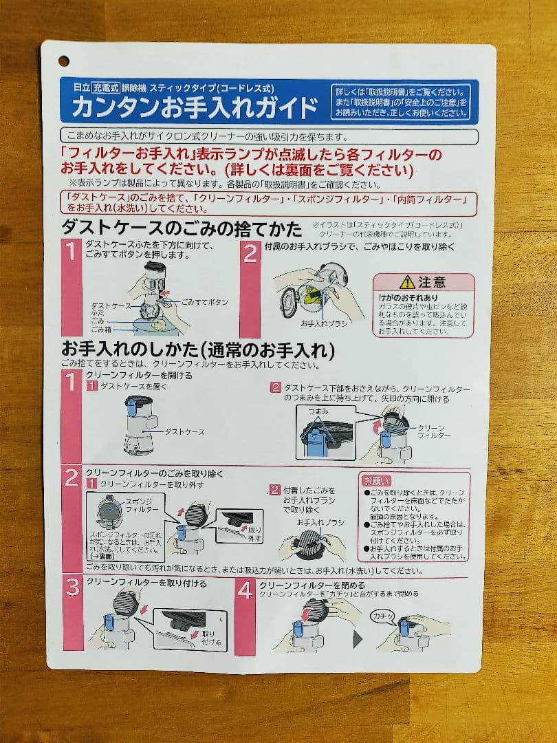 日立充電式掃除機　PV--BFH900　スティッククリーナー