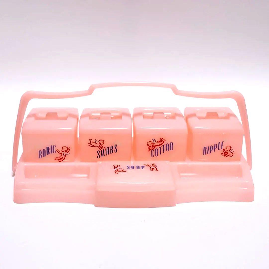 美品✨ ビンテージ ベビー ナーサリーセット ピンク
