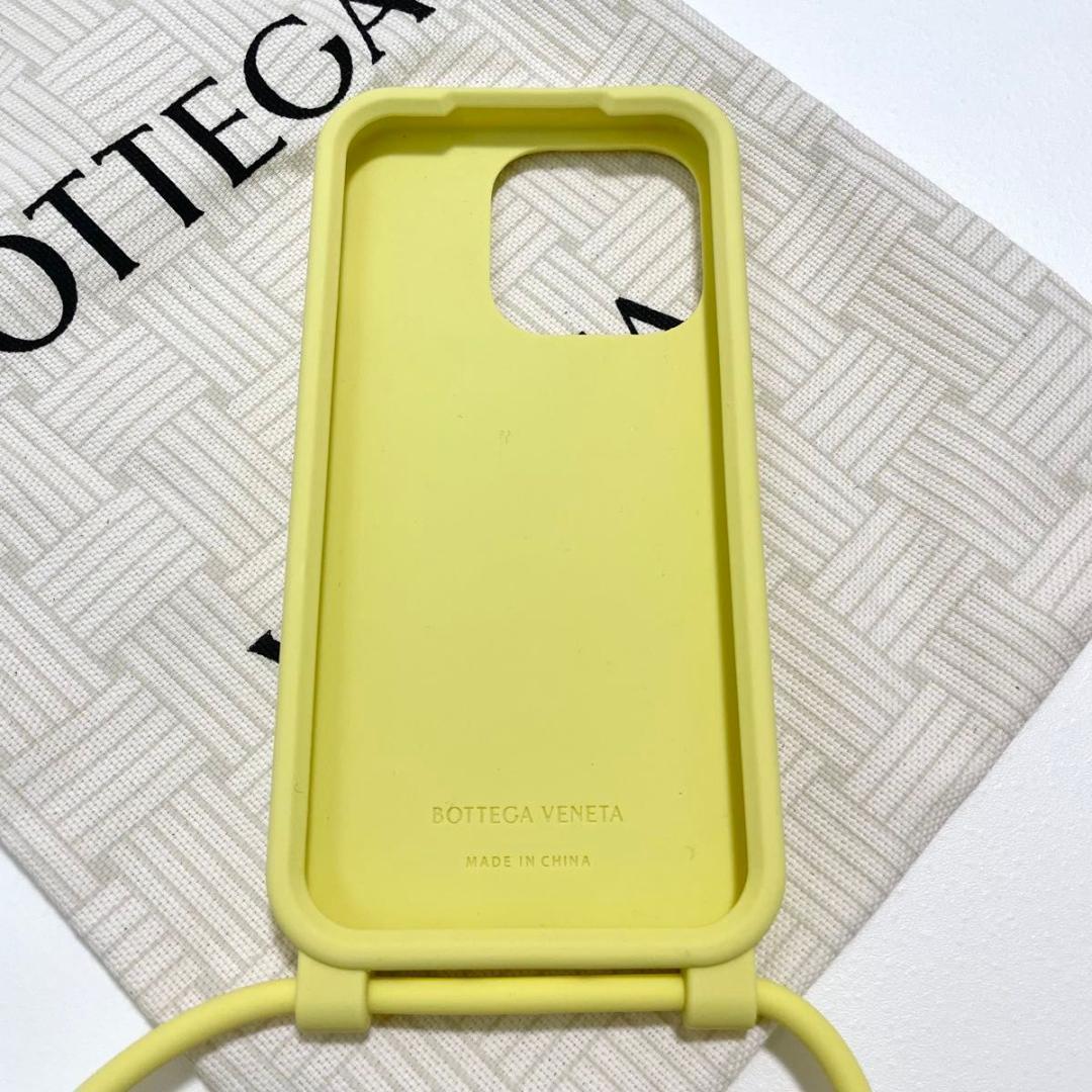ボッテガヴェネタ iPhone14 Pro スマホケース イエロー 新品未使用