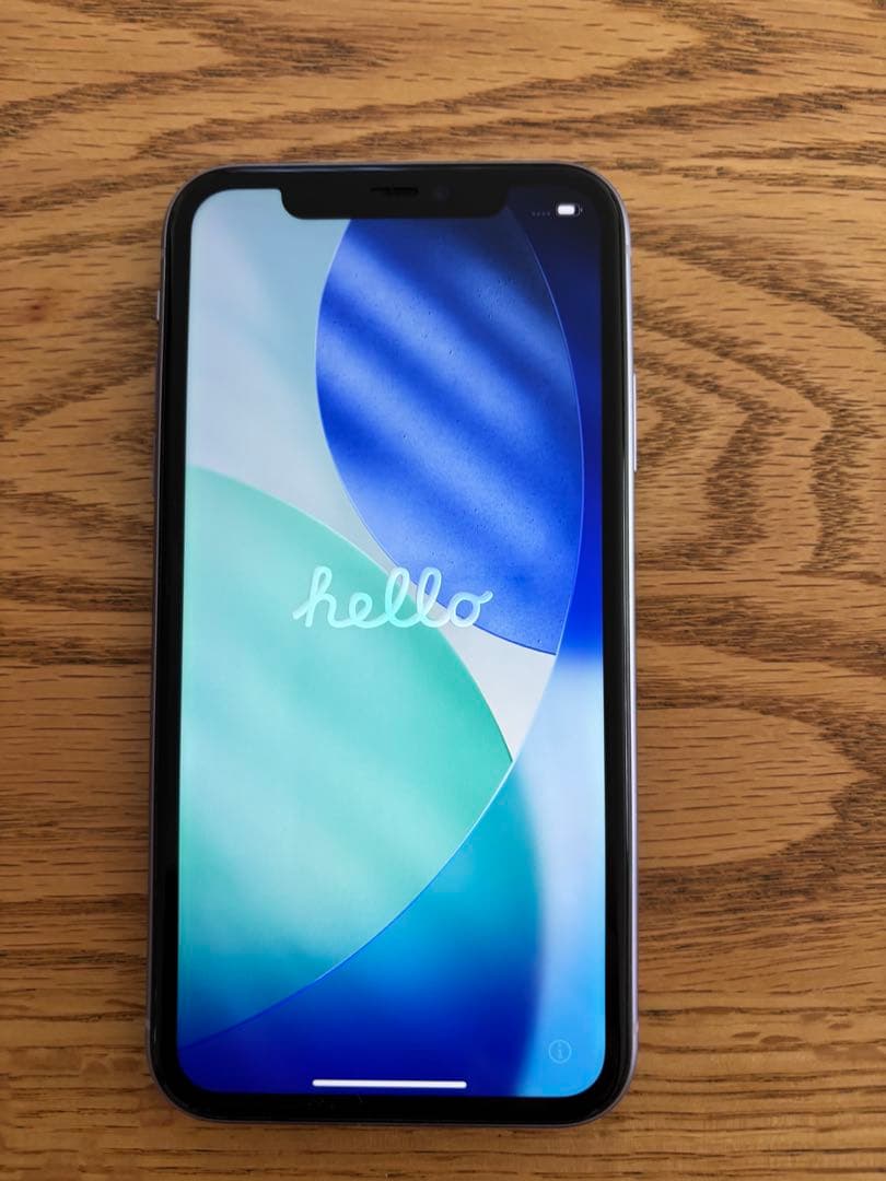 Apple iPhone11本体　パープル　美品　SIMロックなし