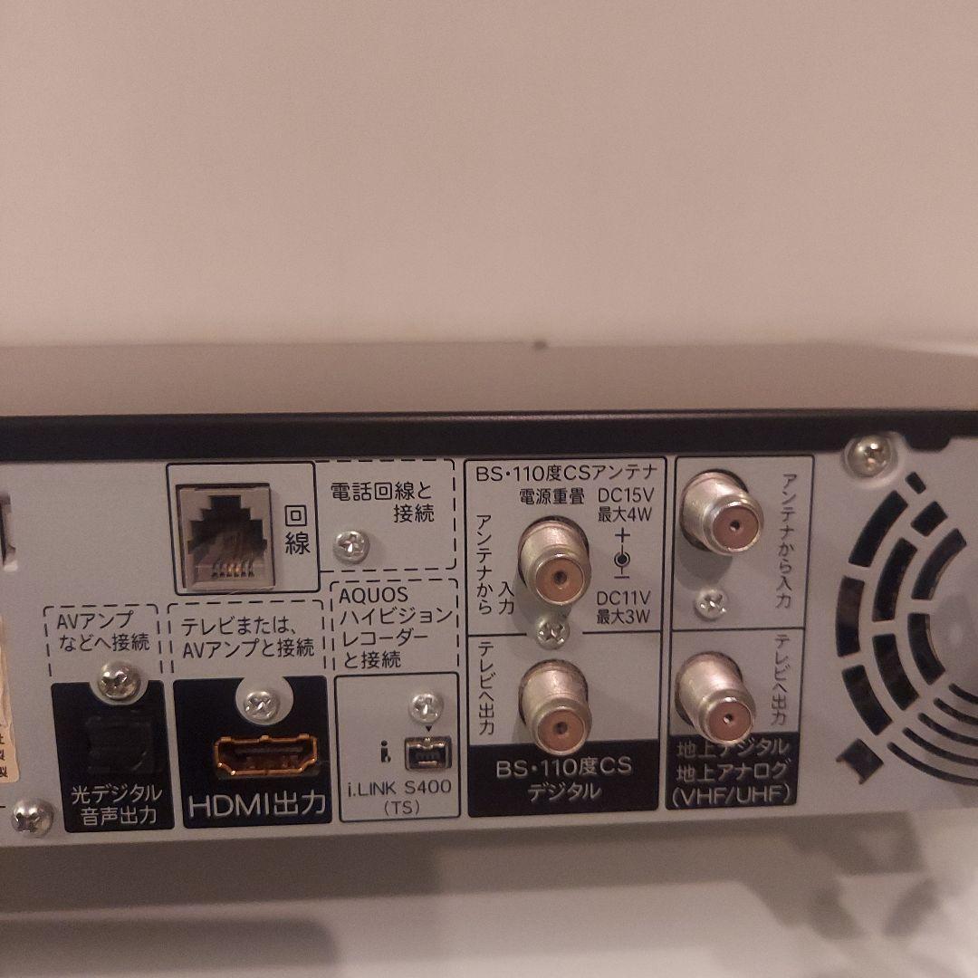 SHARP AQUOS ブルーレイディスクプレーヤー