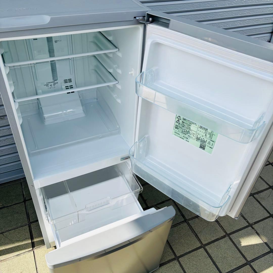 Panasonic 138L 冷凍冷蔵庫 NR-B149W-S 2016年製