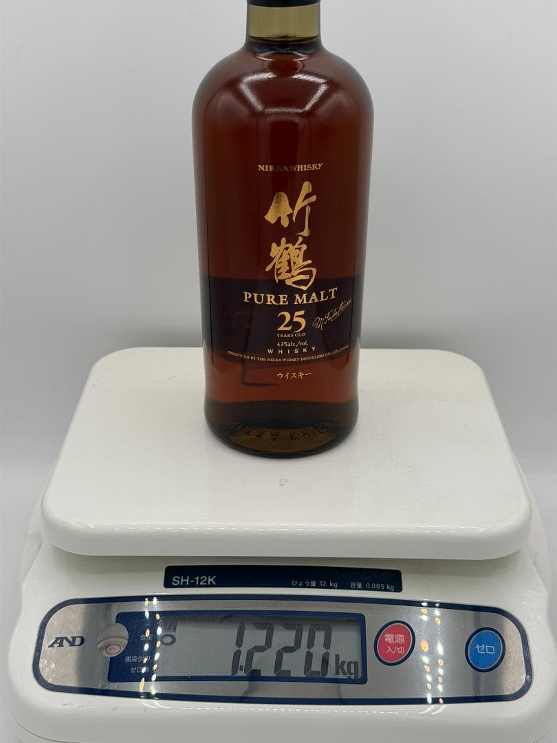 竹鶴25年 ピュアモルト 700ml 箱付 TAKETSURU 箱無し